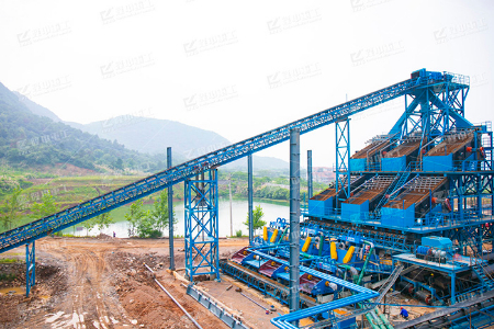 隆中重工EPC承建湖北武穴長江礦業(yè)公司二期砂石骨料項目投產